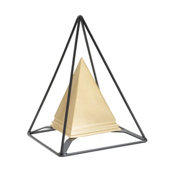 GOLD PYRAMID W/IRON