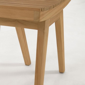 Vicentina footrest in solid teak wood