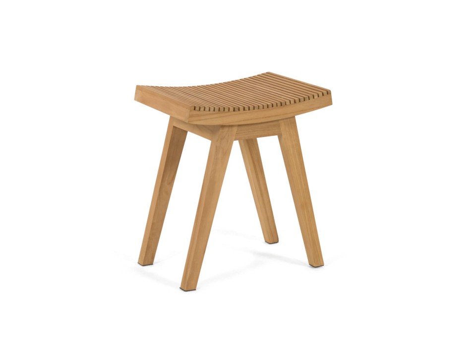 Vicentina footrest in solid teak wood