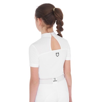 GIRLS' COMPETITION POLO SHIRT IN TECHNICAL FABRIC