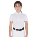 SLIM FIT COMPETITION POLO SHIRT FOR GIRLS WITH ZIP