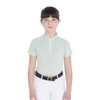 SLIM FIT CHILDREN'S TRAINING POLO SHIRT IN TECHNICAL FABRIC