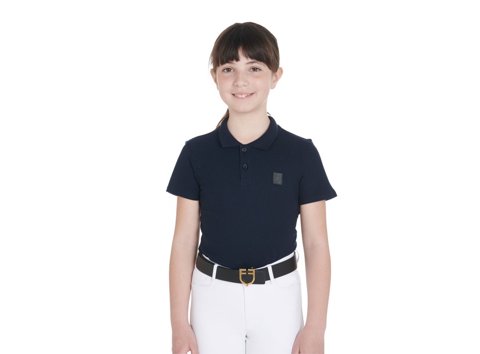 SLIM FIT CHILDREN'S THREE-BUTTON TRAINING POLO SHIRT