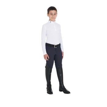 CHILD'S COMPETITION POLO SLIM FIT THREE BUTTONS