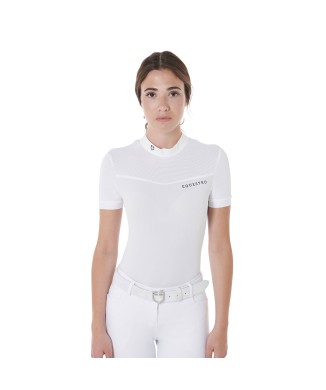 WOMEN'S SHORT SLEEVE COMPETITION POLO SHIRT IN TECHNICAL FABRIC