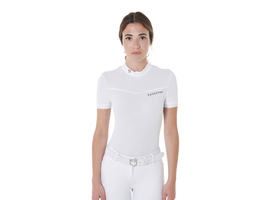 WOMEN'S SHORT SLEEVE COMPETITION POLO SHIRT IN TECHNICAL FABRIC