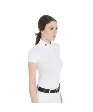 WOMEN'S COMPETITION POLO SLIM FIT MICRO-PERFORATED