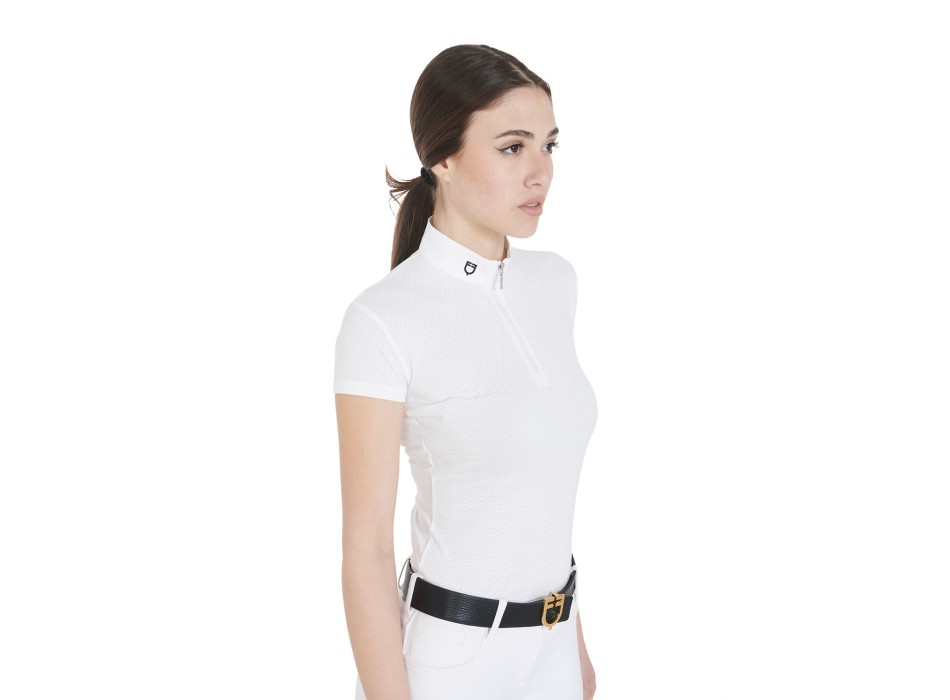 WOMEN'S COMPETITION POLO SLIM FIT MICRO-PERFORATED