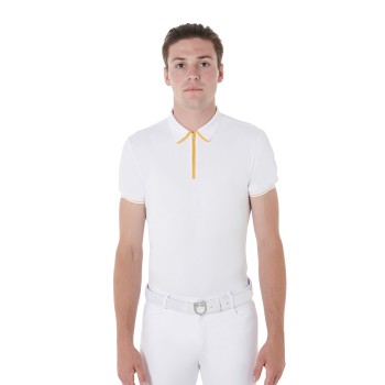 MEN'S TRAINING POLO SHIRT WITH CONTRAST DETAILS