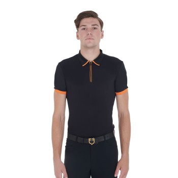 MEN'S TRAINING POLO SHIRT WITH CONTRAST DETAILS