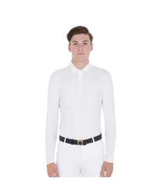 MEN'S LONG SLEEVE COMPETITION POLO SHIRT