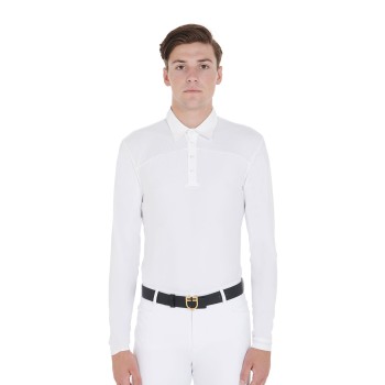 MEN'S LONG SLEEVE COMPETITION POLO SHIRT