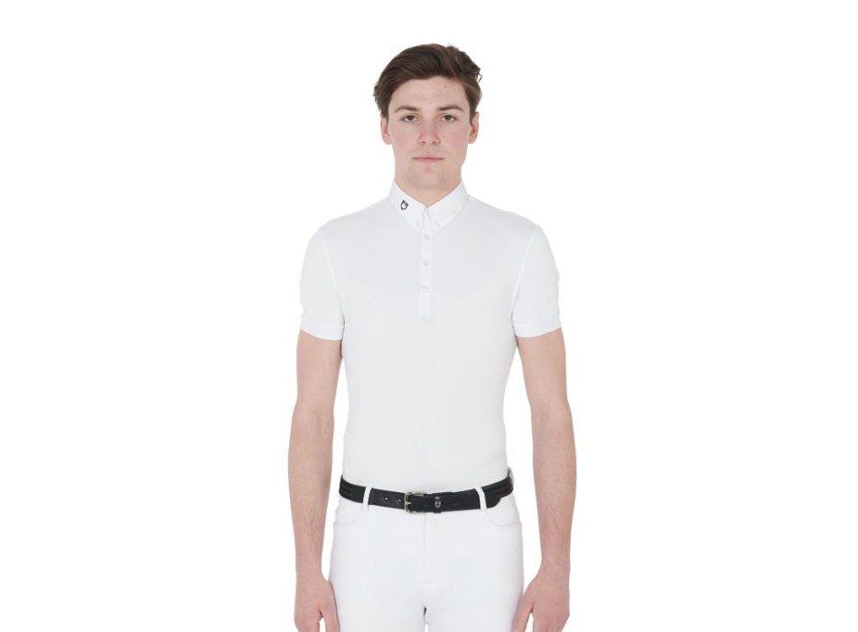 MEN'S COMPETITION POLO SHIRT IN BREATHABLE TECHNICAL FABRIC