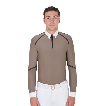 MEN'S COMPETITION POLO SLIM FIT LONG SLEEVE