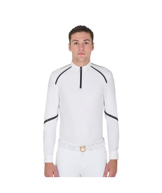 MEN'S COMPETITION POLO SLIM FIT LONG SLEEVE