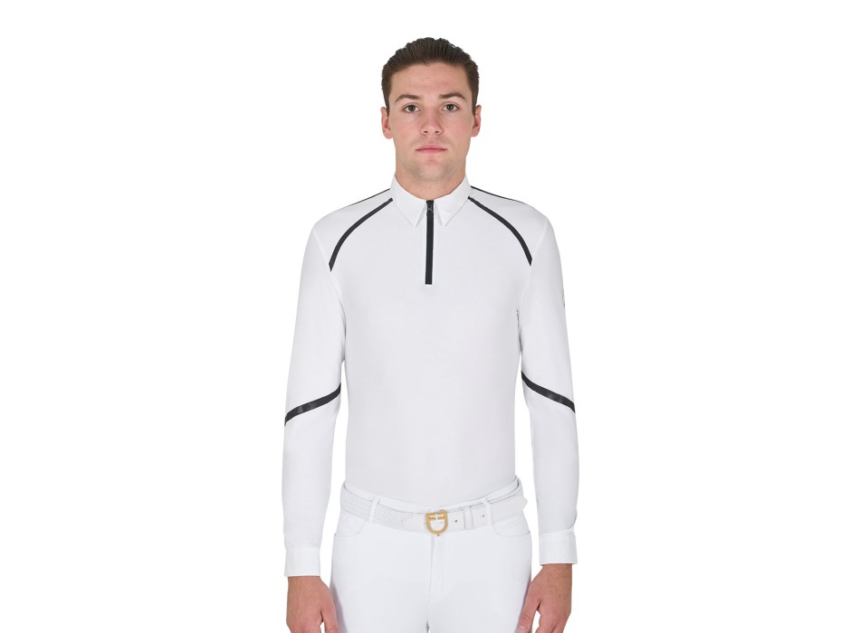 MEN'S COMPETITION POLO SLIM FIT LONG SLEEVE