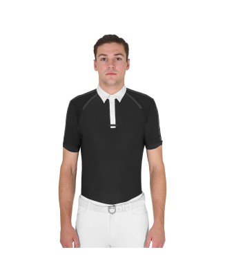 SLIM FIT SHORT SLEEVE MEN'S COMPETITION POLO SHIRT