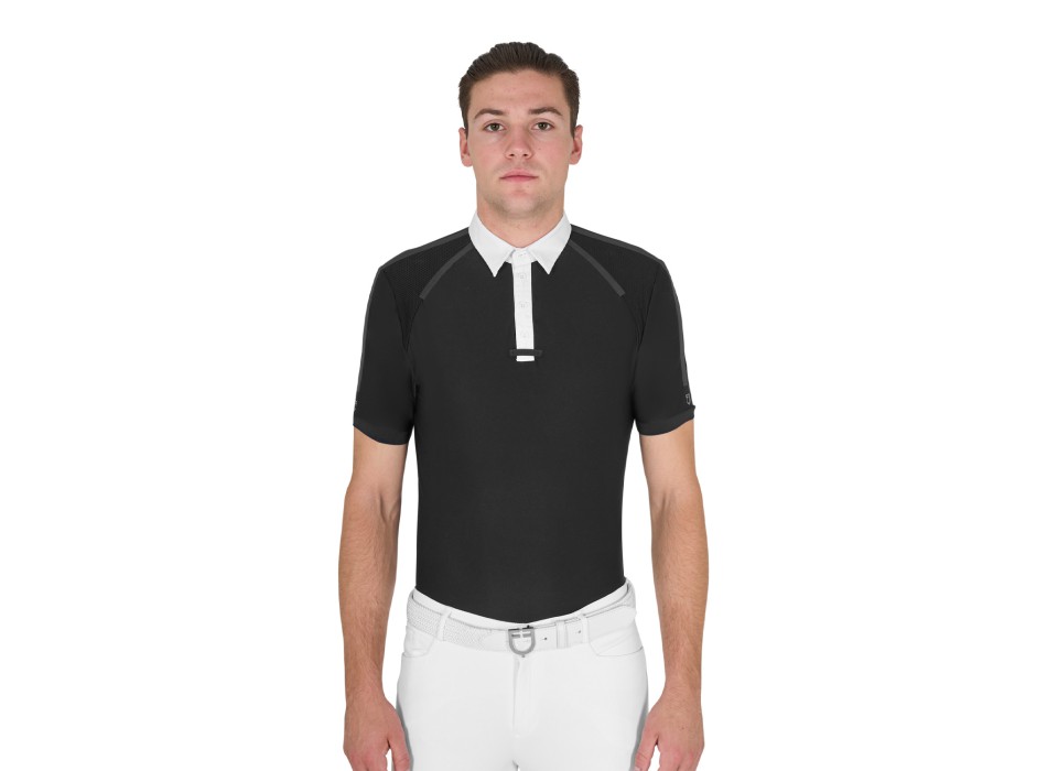 SLIM FIT SHORT SLEEVE MEN'S COMPETITION POLO SHIRT