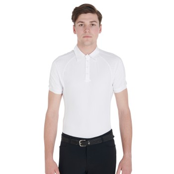 MEN'S SLIM FIT COMPETITION POLO SHIRT WITH FOUR BUTTONS