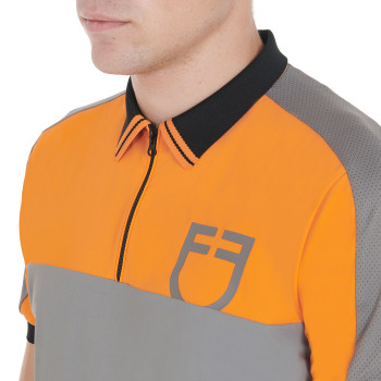 SLIM FIT MEN'S TRAINING POLO SHIRT WITH FRONT LOGO promo