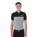 SLIM FIT MEN'S TRAINING POLO SHIRT WITH FRONT LOGO