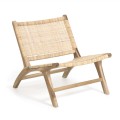 Beida armchair in solid teak wood