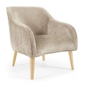 Bobly armchair in chenille