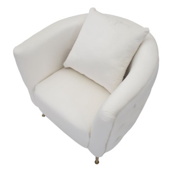 BUCHAREST CREAM ARMCHAIR