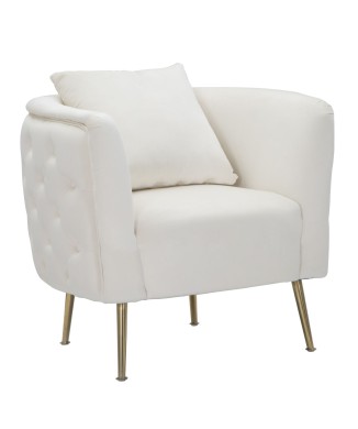 BUCHAREST CREAM ARMCHAIR