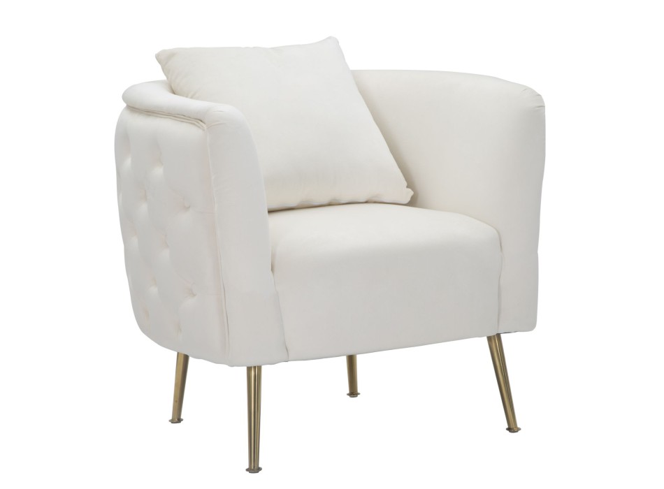 BUCHAREST CREAM ARMCHAIR