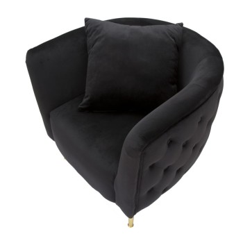 BLACK BUCHAREST ARMCHAIR