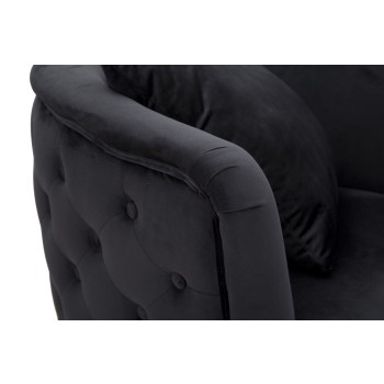 BLACK BUCHAREST ARMCHAIR