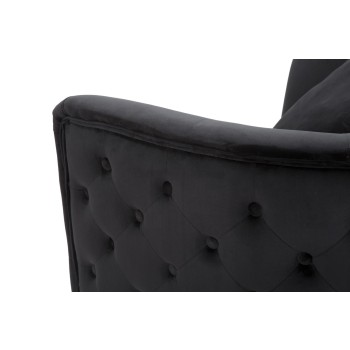 BLACK BUCHAREST ARMCHAIR