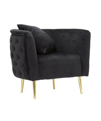 BLACK BUCHAREST ARMCHAIR