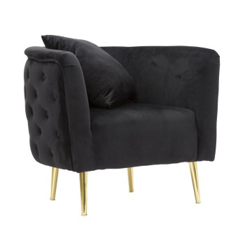 BLACK BUCHAREST ARMCHAIR