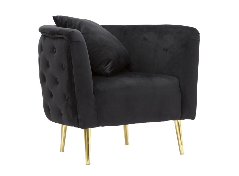 BLACK BUCHAREST ARMCHAIR