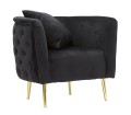 BLACK BUCHAREST ARMCHAIR