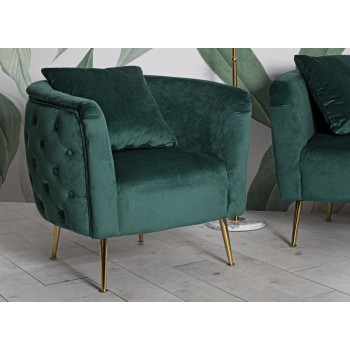 GREEN BUCHAREST ARMCHAIR