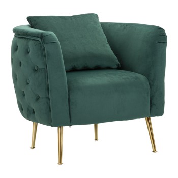 GREEN BUCHAREST ARMCHAIR