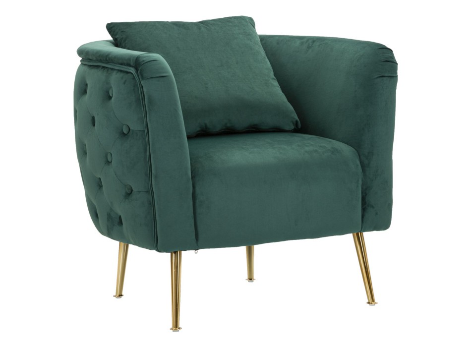 GREEN BUCHAREST ARMCHAIR