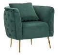 GREEN BUCHAREST ARMCHAIR