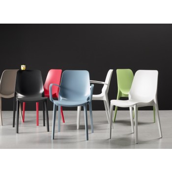 Ginevra armchair with armrests 2333 Scab