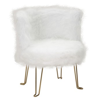 HACIL WHITE ARMCHAIR