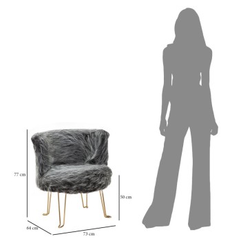 GRAY HACIL ARMCHAIR