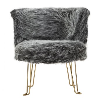 GRAY HACIL ARMCHAIR