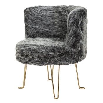 GRAY HACIL ARMCHAIR