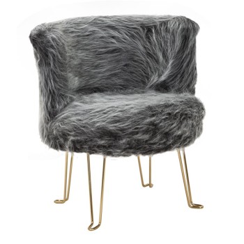 GRAY HACIL ARMCHAIR