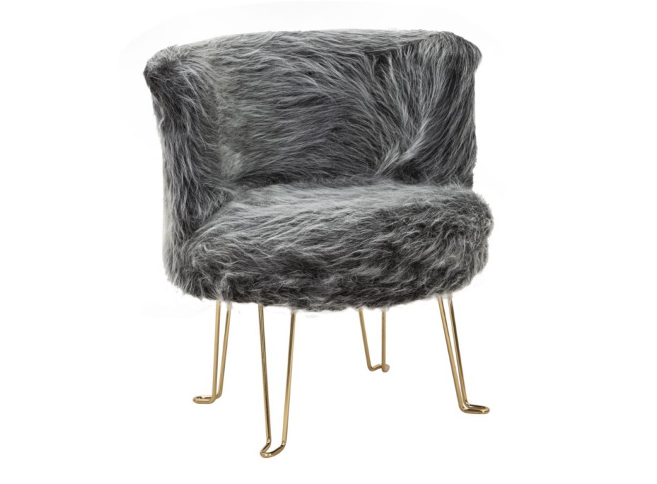 GRAY HACIL ARMCHAIR