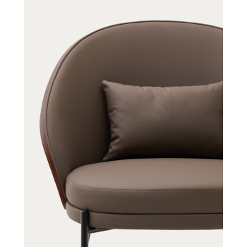 Eamy LA FORMA synthetic leather armchair