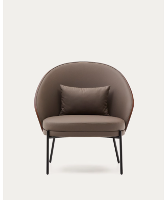 Eamy LA FORMA synthetic leather armchair